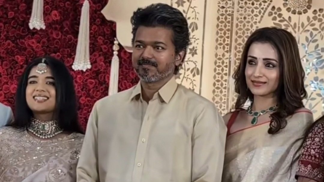 Vijay's Wife Alleges Infidelity: Trisha's Presence at Kalpathi Suresh Wedding